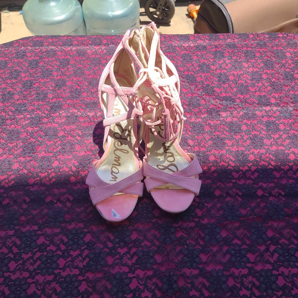 Sam Edelman pink high heels